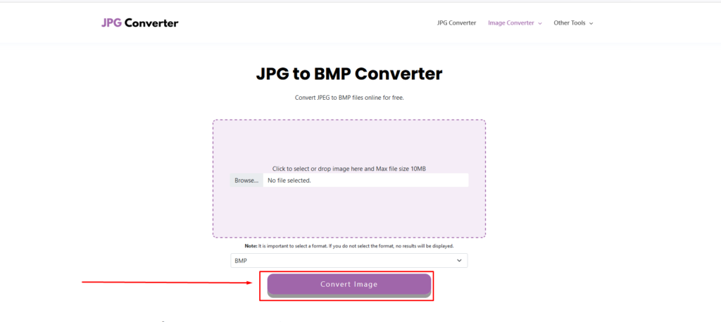 JPG to BMP converter