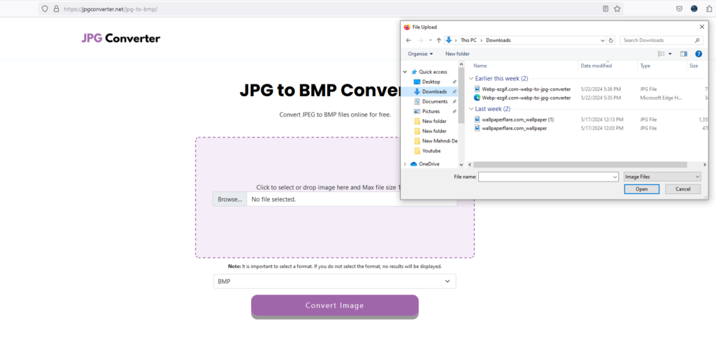 JPG to BMP Converter